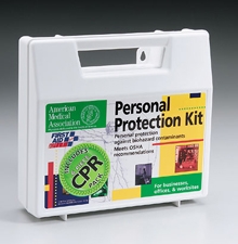 Personal Protection Kit with CPR Barrier