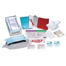 Bodily Fluid Clean Up Pack, 16 pc - Disposable Tray