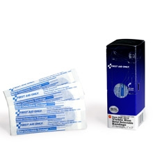 1" x 3" Blue Visible Bandages, 25 per box