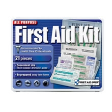 All Purpose First Aid Kit, 21 piece