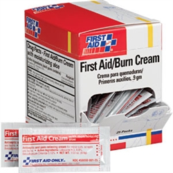 First Aid Burn Cream, 25 box.