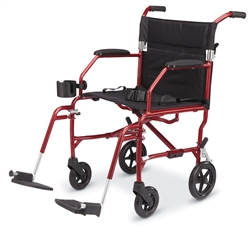 Medline Freedom Transport Wheelchair, 14.8 Pounds